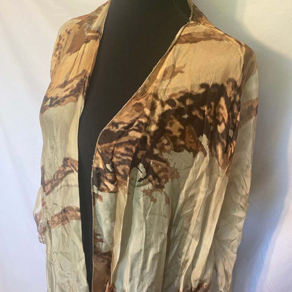 Cape Maison Margiela‎ Multicolour One Size Silk Viscose NWT - Picture 2 of 6
